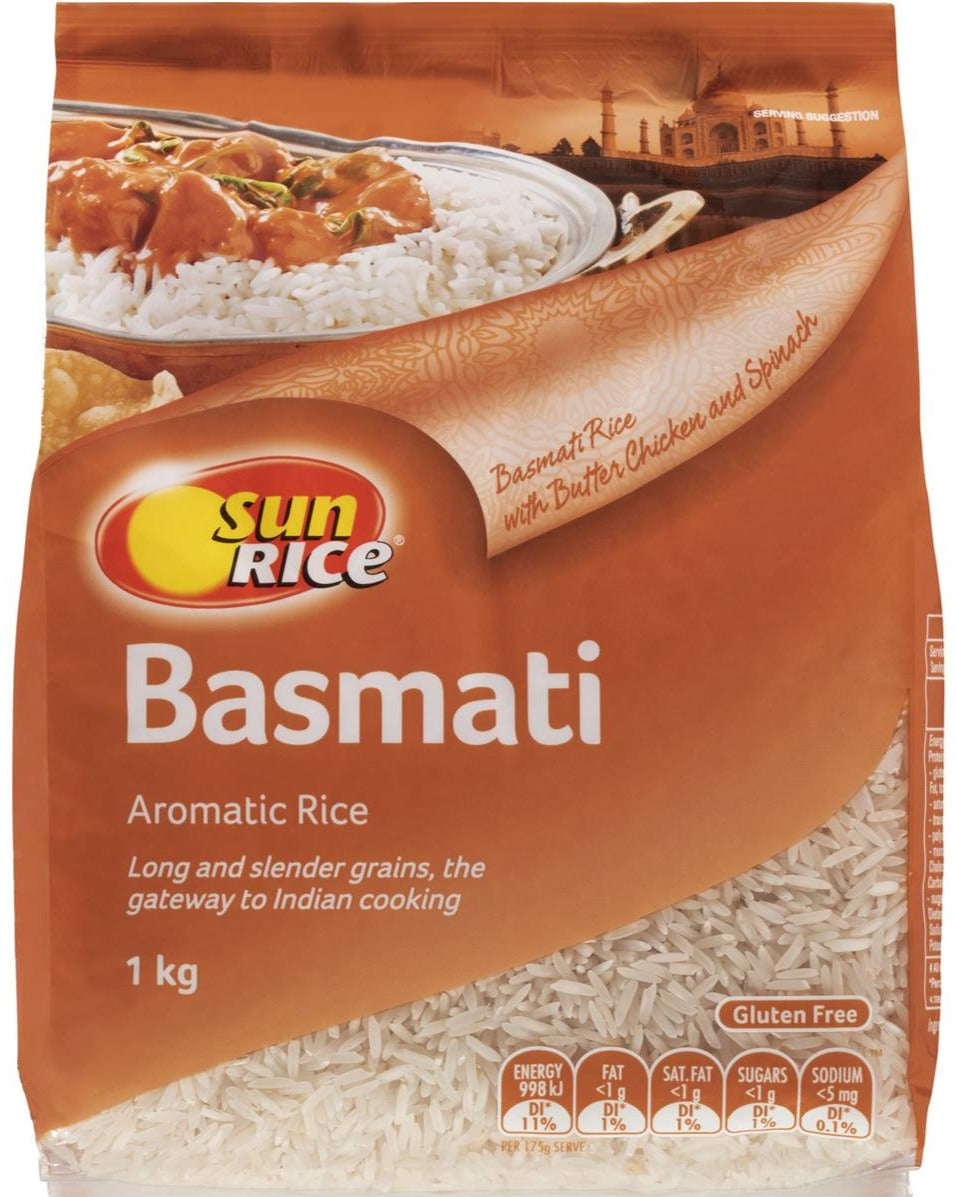 Rice Sun Rice Basmati - Various Sizes