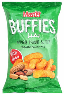 Chips Master Buffies Peanut butter corn puffs 85g