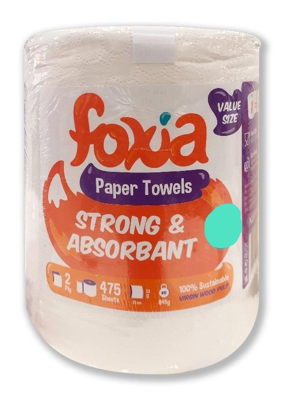 Napkin Foxia Paper Towel Roll 100 Metres