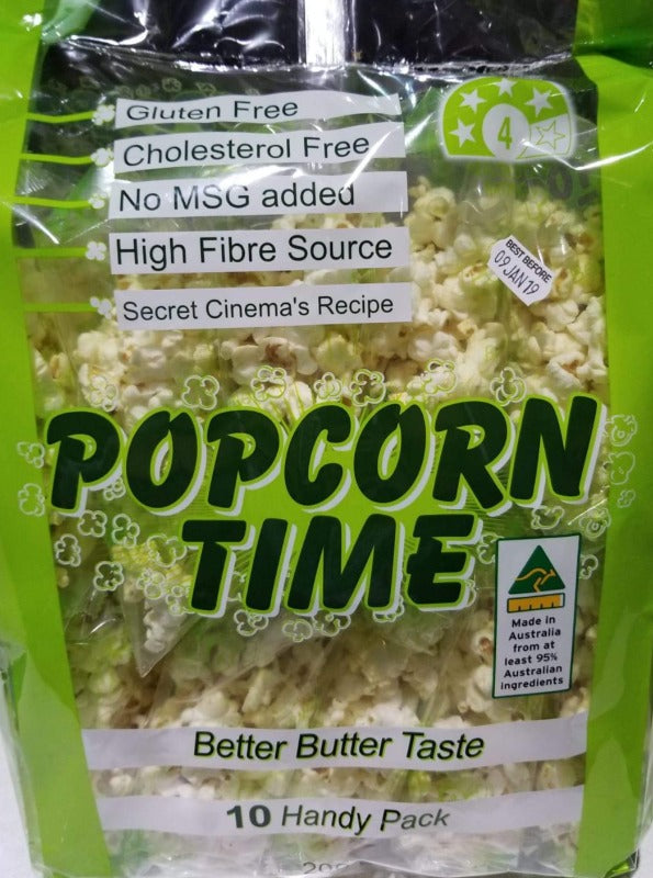 Snacks Popcorn Time 8 pack - Various Flavours